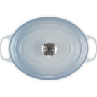 Cast Iron Signature Oval CasseroleCoastal Blue image number 4